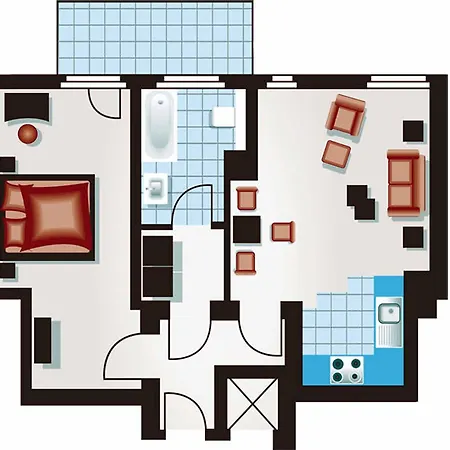 Apartment Apartmenthaus Feuerbach